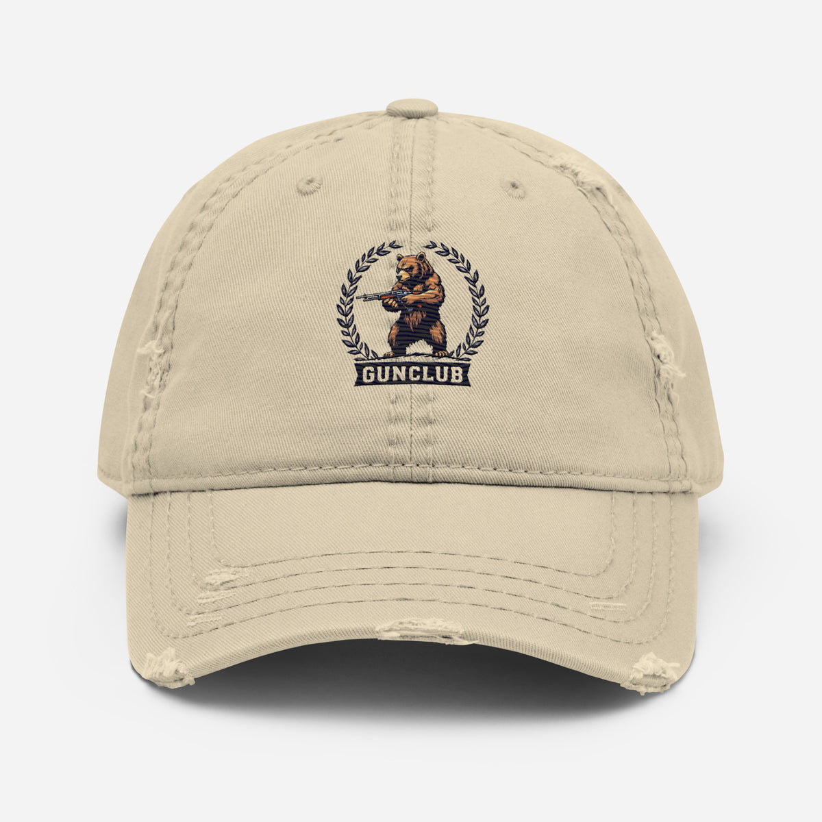 GUNCLUB BearDad Baseball Cap, Khaki