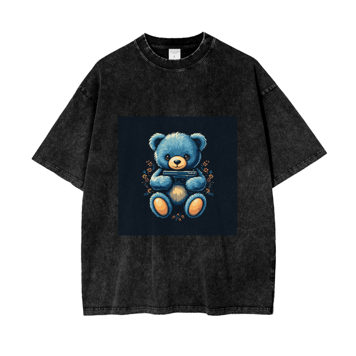 GUNCLUB BlueWashed T-Shirt, Black