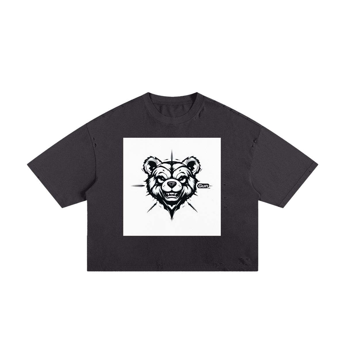 GUNCLUB BoxClassi T-Shirt, Wash Black