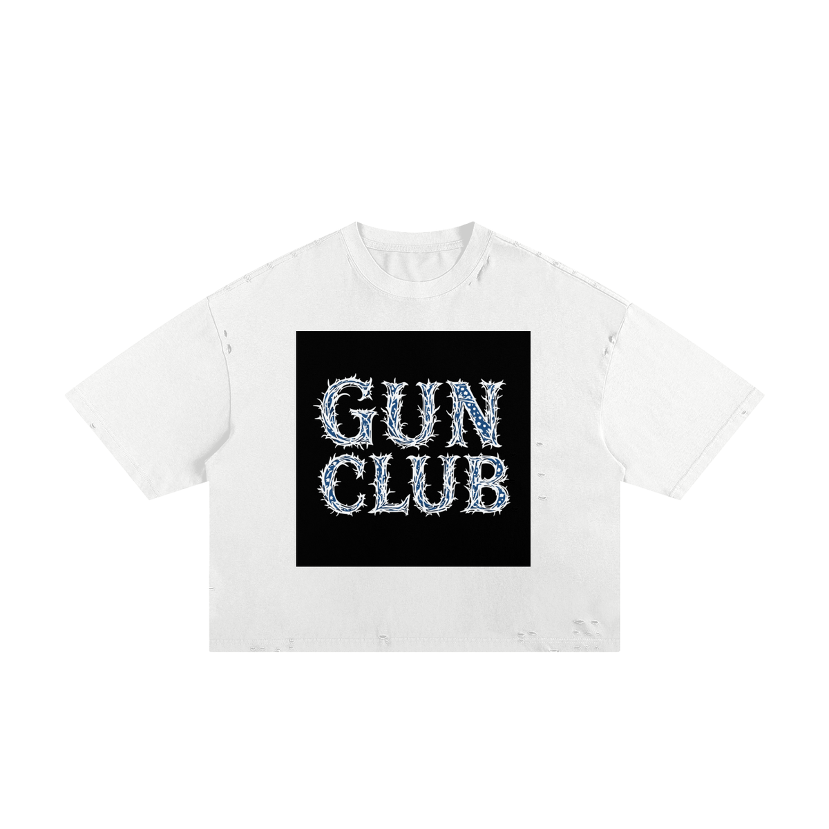 GUNCLUB ClassiccFray T-Shirt, White