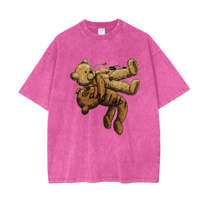 GUNCLUB OverBodied T-Shirt, Rose Red