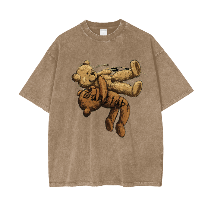 GUNCLUB OverBodied T-Shirt, Light Brown