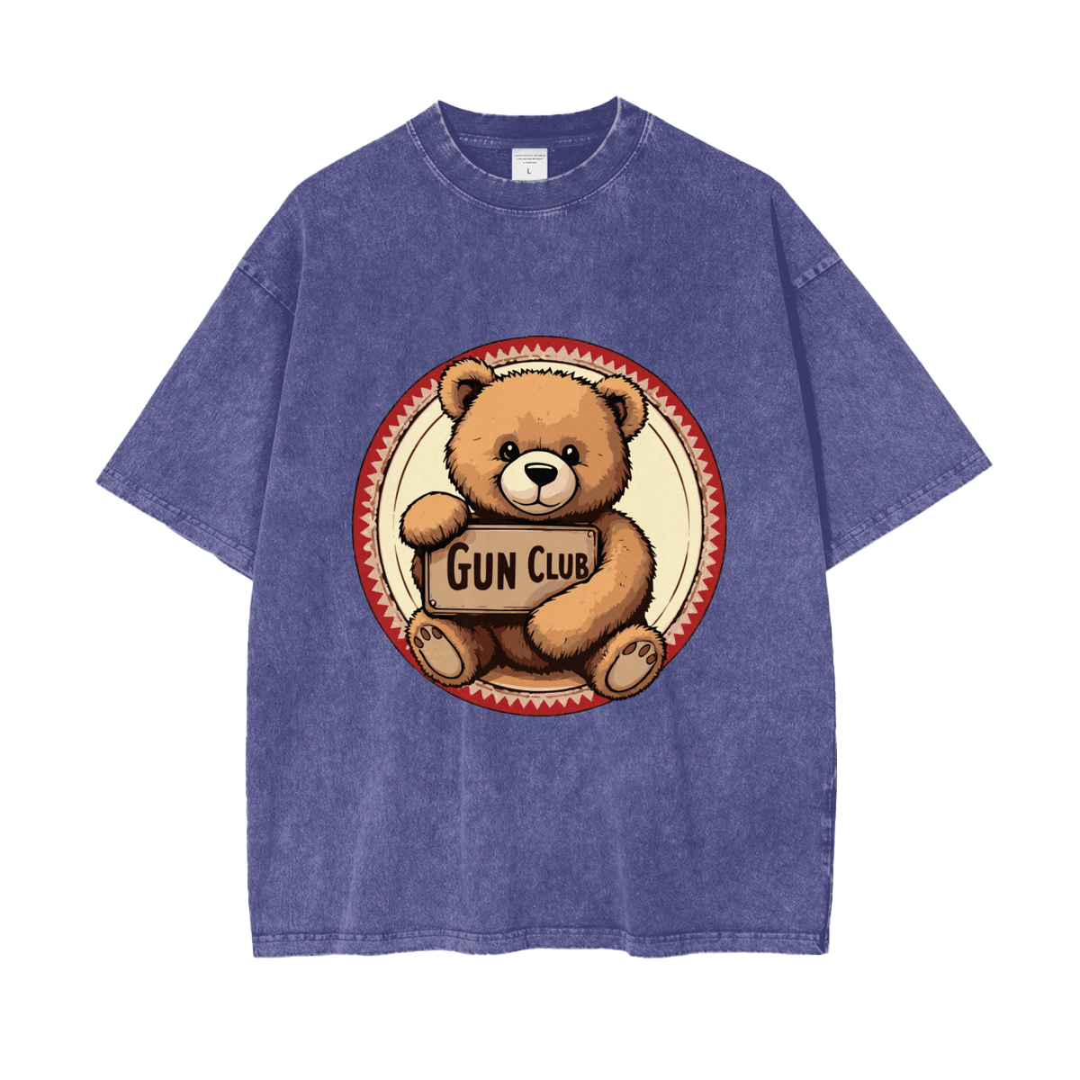 GUNCLUB OverCubWashed T-Shirt, Purple Haze