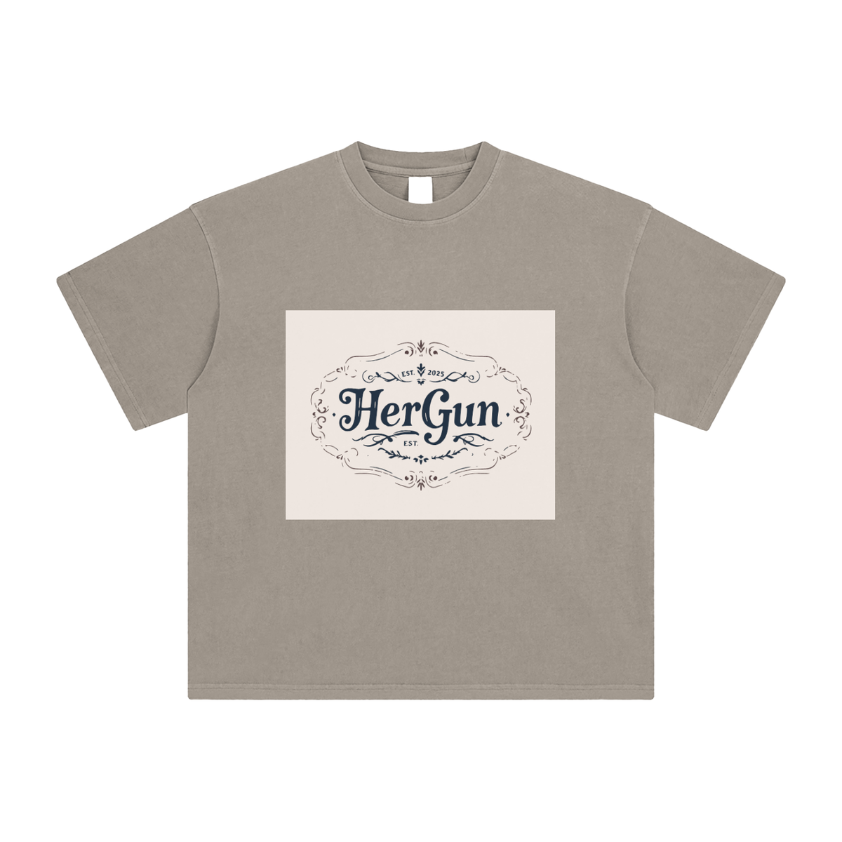 HERGUN AmeriWash TEE T-Shirt, Khaki