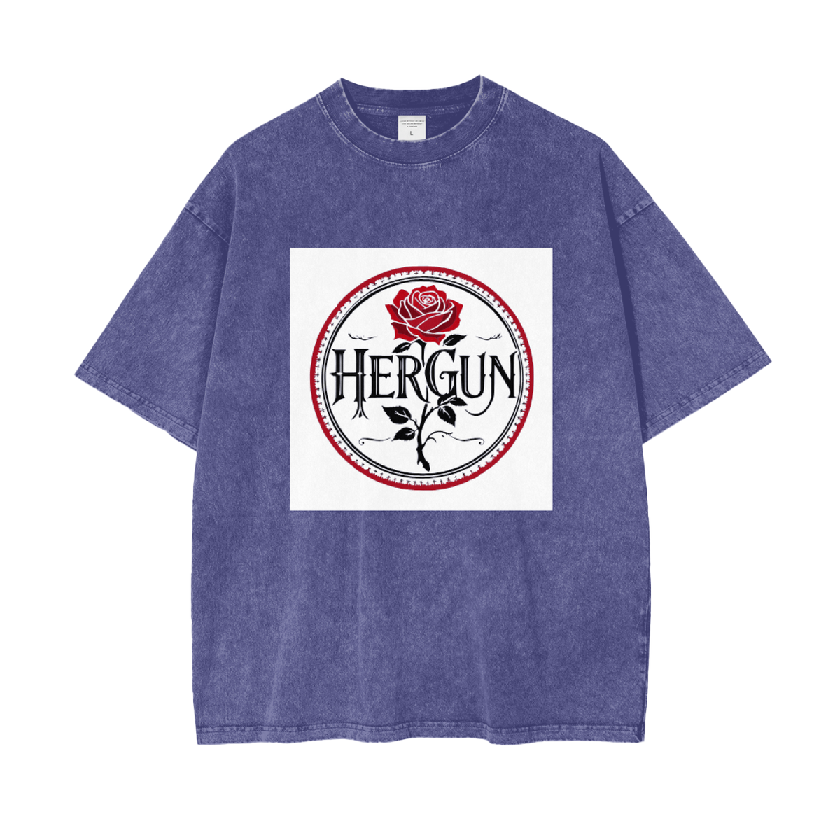 HERGUN OverSized T-Shirt, Purple Haze