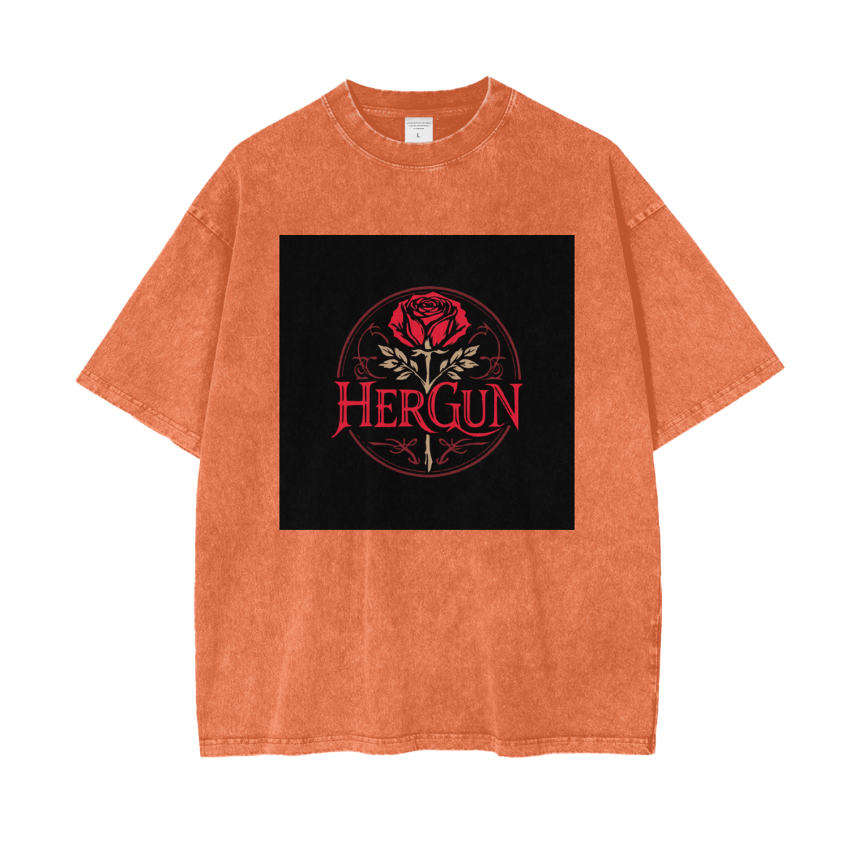 HERGUN OverSnowed T-Shirt, Orange