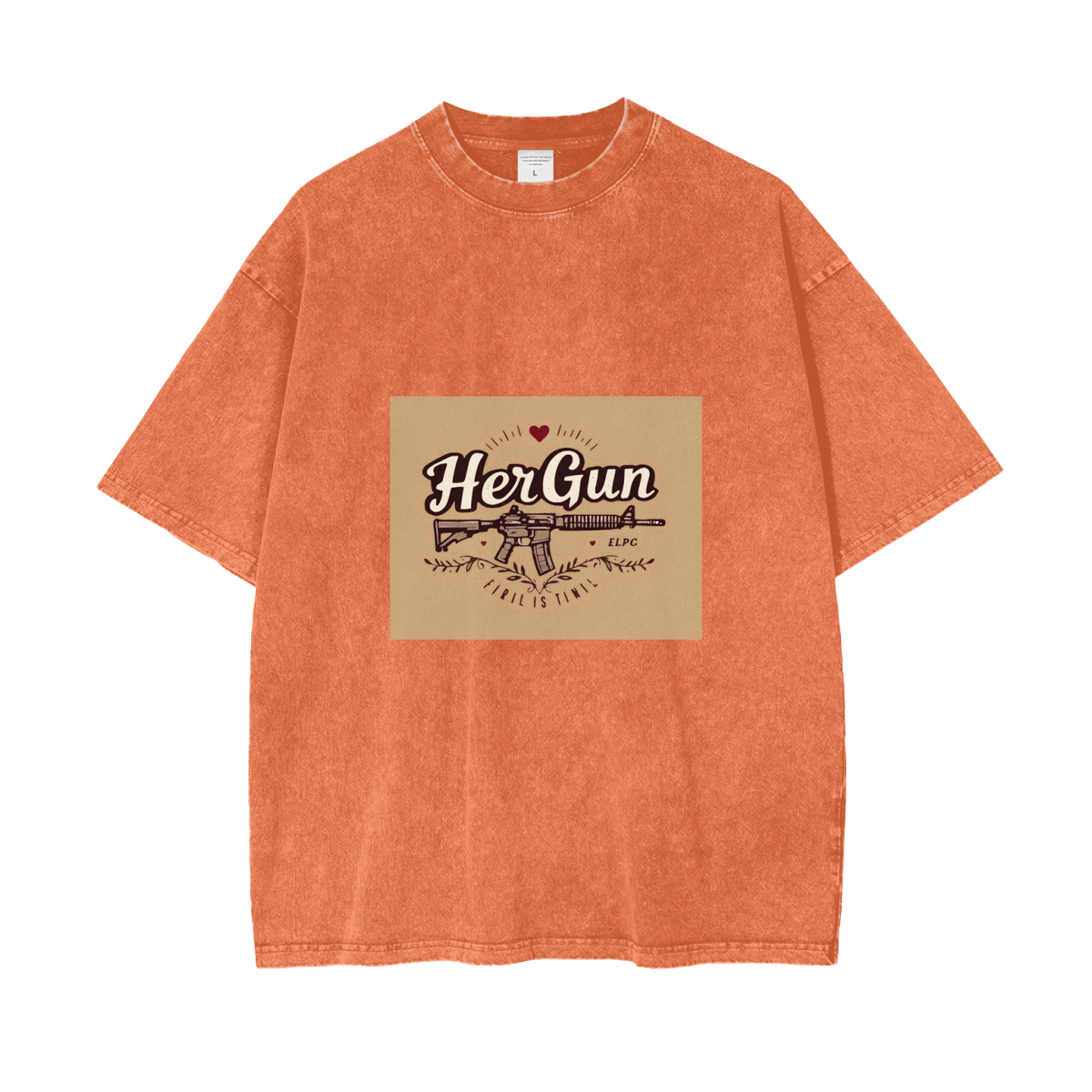 HERGUN SnowSize T-Shirt, Orange