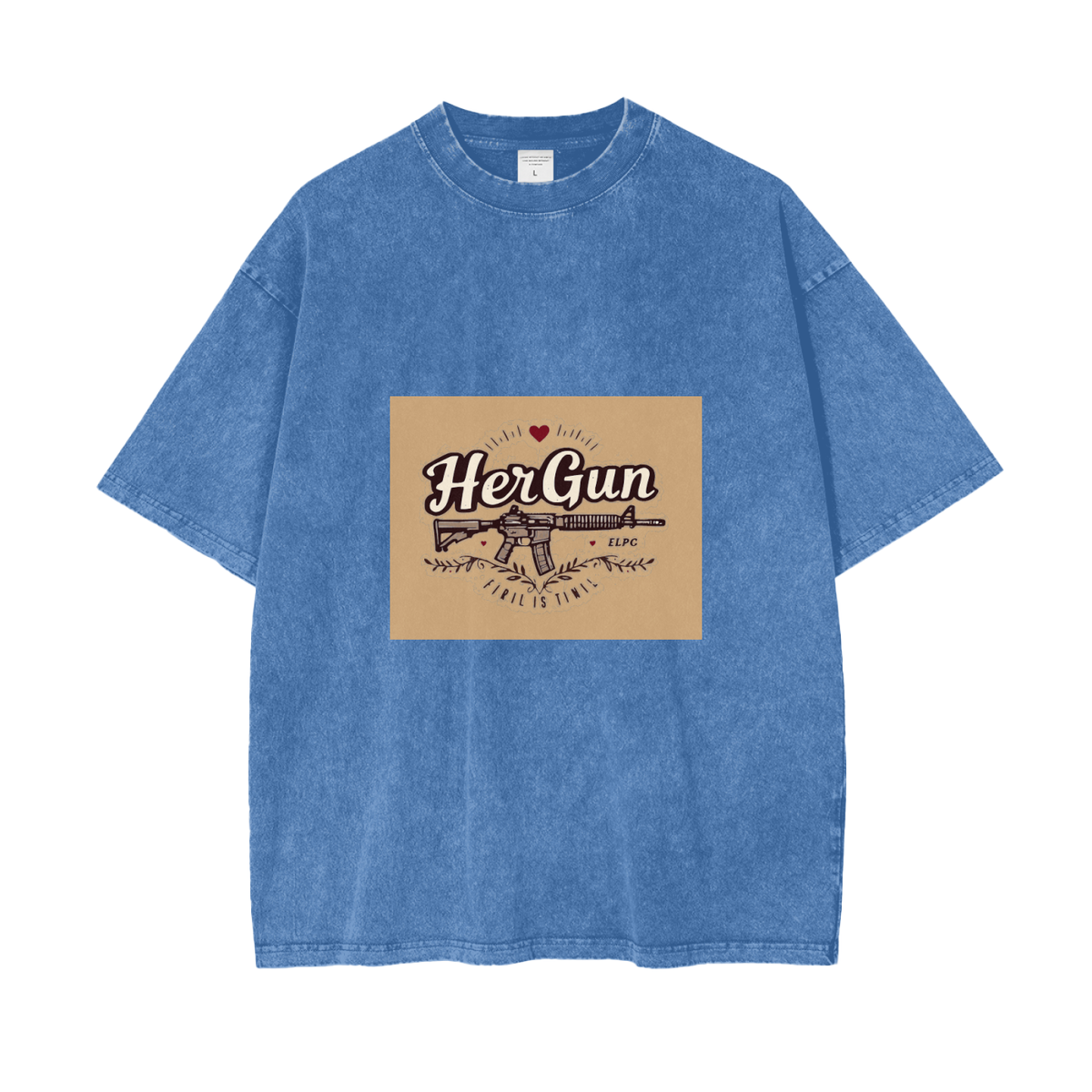 HERGUN SnowSize T-Shirt, Light Blue