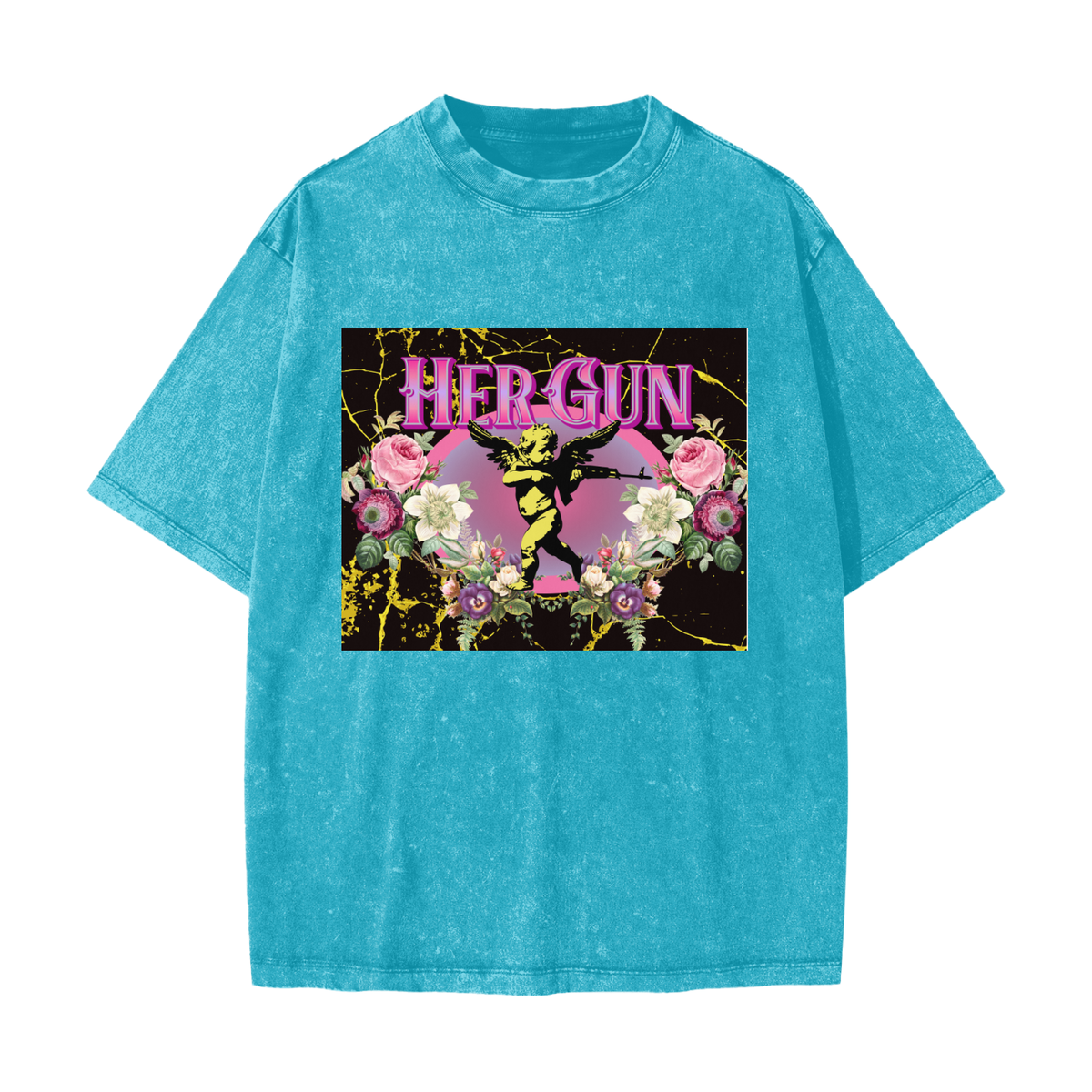 HERGUN SnowWash T-Shirt, Sky Blue