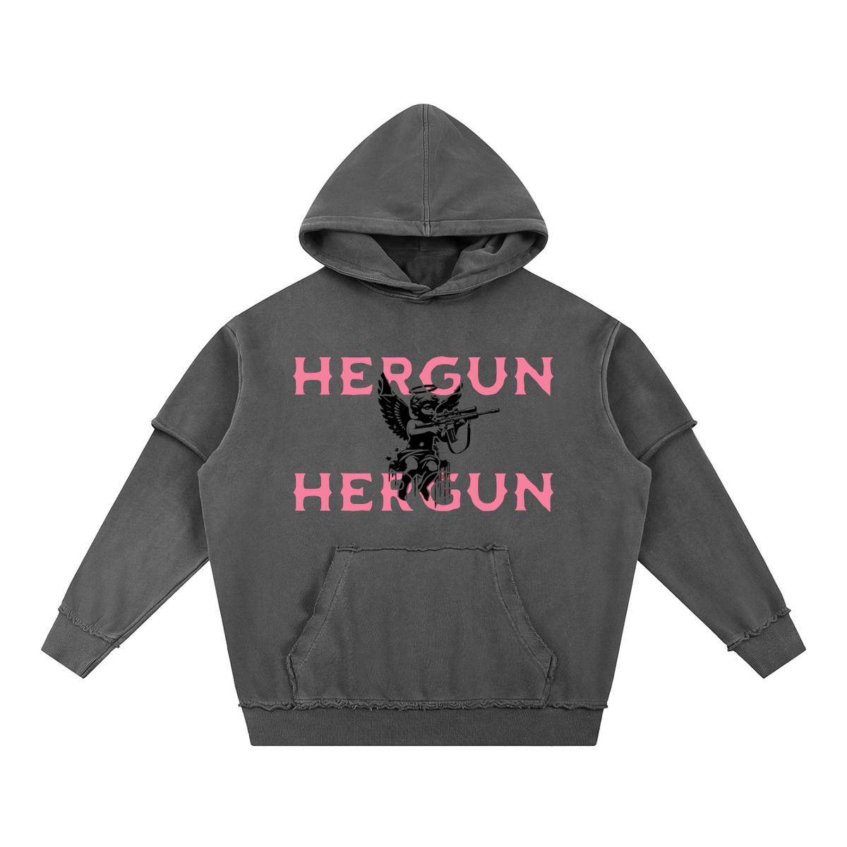 HGGC DoubleEdge Hoodie, Dark Gray