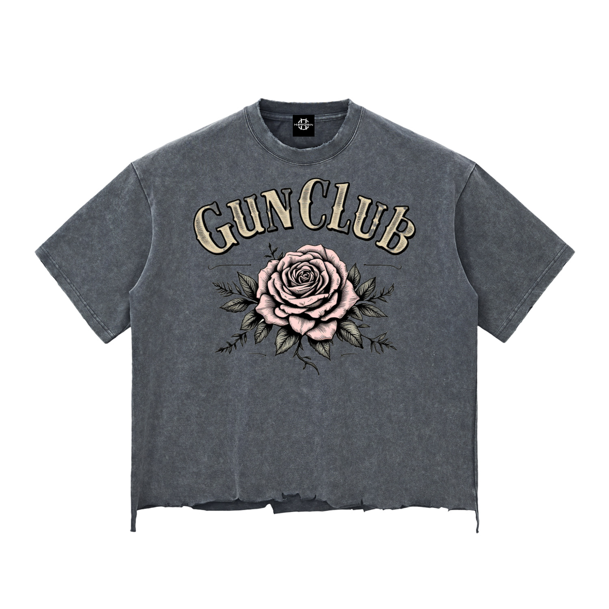 HGGC HemBox T-Shirt, Washed Cement Gray