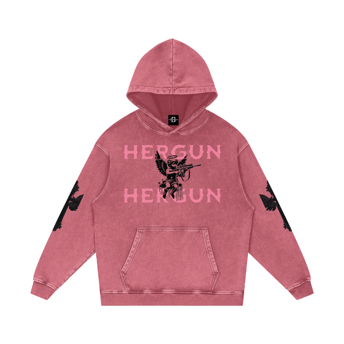 HGGC LoosePort Hoodie, Dark Red