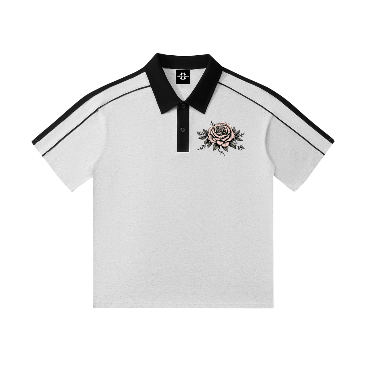 HGGC PoloContra Polo Shirt, White Gray
